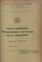 III International Catholic Migration Congress - n. 28  (22-28 sett. 1957) - Cooperazione della P.O.A.=ONARMO nel campo del coordinamento internazionale dell'assistenza agli emigranti