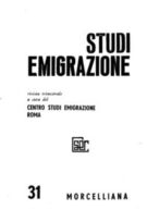 Studi Emigrazione - ottobre 1973 - n. 31