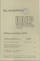 Quaderni UDEP - aprile - maggio - 1978