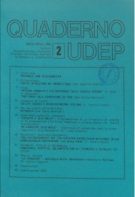 Quaderni UDEP - marzo - aprile - 1986