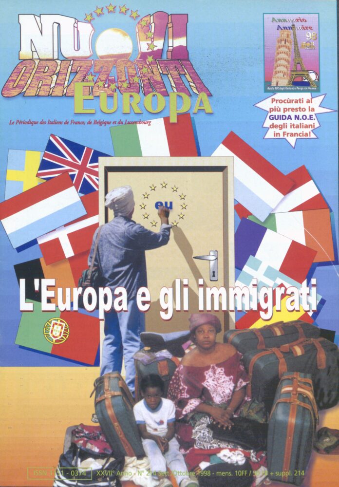 Nuovi Orizzonti Europa  - Emigrazione n. 6 - settembre-ottobre- 1998