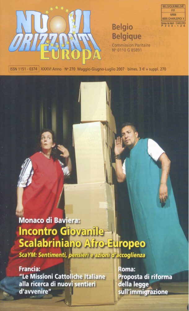 Nuovi Orizzonti Europa - Emigrazione - n. 3 -da maggio-a luglio- 2007