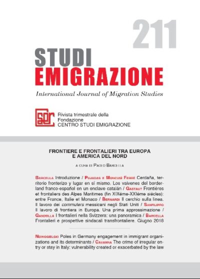 Studi Emigrazione n°211/2018
