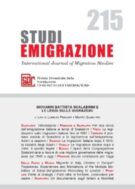 Studi Emigrazione -  giugno 2019 - n°215