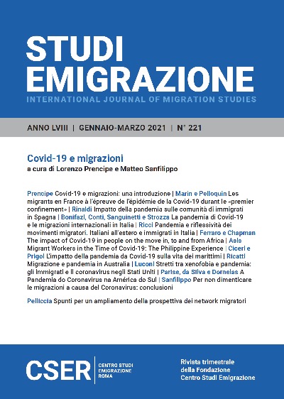 Studi Emigrazione n°221/2021