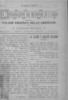 L'Emigrato - luglio 1903 - n.1