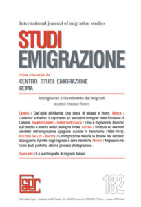 Studi Emigrazione - giugno 2011 - n.182