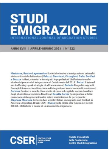 Studi Emigrazione n° 222/2021