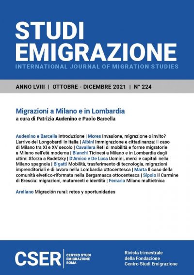 Studi Emigrazione n° 224/2021