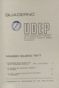 Quaderni UDEP - maggio-giugno 1977