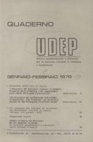 Quaderni UDEP - gennaio-febbraio 1978