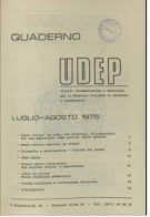 Quaderni UDEP - luglio-agosto 1975