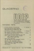 Quaderni UDEP - maggio 1975