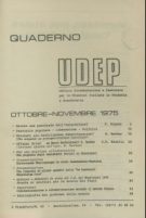 Quaderni UDEP - ottobre 1975