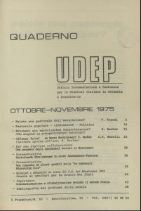 Quaderni UDEP - ottobre 1975