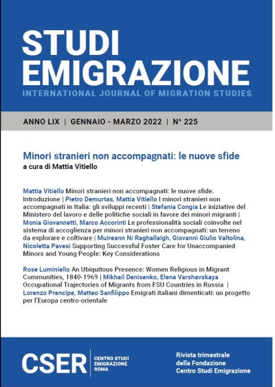 Studi Emigrazione n° 225/2022