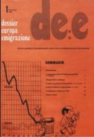 Dossier Europa Emigrazione - gennaio 1980 - n.1