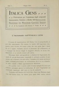 Italica Gens - maggio 1910 -  n. 5