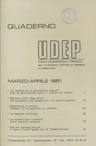 Quaderni UDEP - marzo-aprile - 1981