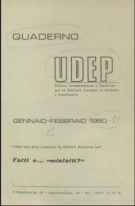 Quaderni UDEP - gennaio - febbraio - 1980