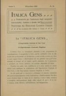 Italica Gens - novembre 1910 - n. 11