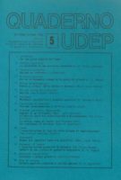 Quaderni UDEP - settembre - ottobre - 1986