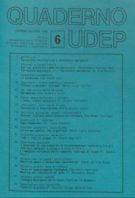 Quaderni UDEP - settembre - ottobre - 1986