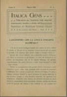 Italica Gens - marzo 1911 -  n.3