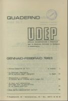 Quaderni UDEP - gennaio - febbraio - 1983