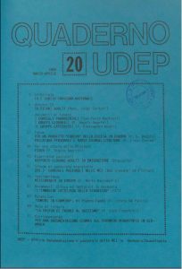 Quaderni UDEP - marzo - aprile - 1989