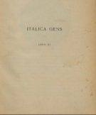 Italica Gens - gennaio - febbraio 1912 - n.1-2