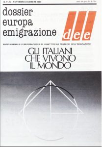 Dossier Europa Emigrazione - novembre - dicembre 1988 -  n. 11-12