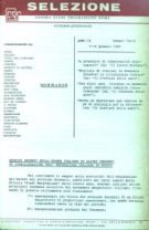 SELEZIONE CSER - ANNO II - 15 gennaio 1966 - n. 15-16