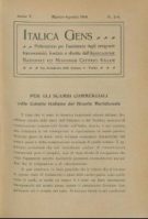 Italica Gens - marzo - agosto 1914 - n. 3-8