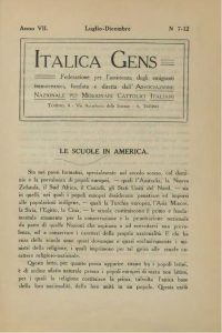 Italica Gens - luglio-dicembre 1916 - n. 7-12