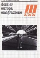 Dossier Europa Emigrazione - settembre - ottobre 1988 -  n.9-10