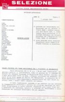 SELEZIONE CSER - ANNO II - 1 ottobre 1965 - n. 9