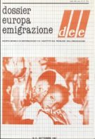 Dossier Europa Emigrazione - settembre 1987 - n.9