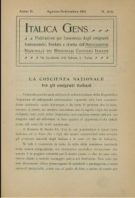 Italica Gens - agosto - settembre 1911 - n.8-9