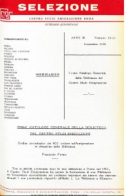 SELEZIONE CSER - ANNO III -  dicembre 1966 - n. 13-14