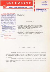 SELEZIONE CSER - ANNO VI - settembre 1975 - n.9