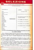 SELEZIONE CSER - ANNO III - 15 maggio 1967 - n. 24