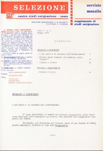 SELEZIONE CSER - ANNO V - maggio -  1974 - n. 5