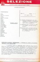 SELEZIONE CSER - ANNO II  - 15 agosto 1965 - n. 5-6