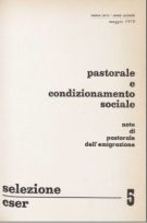 SELEZIONE CSER - ANNO II - maggio 1970 - n. 5 (NUOVA)