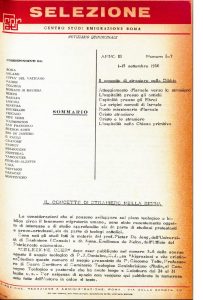 SELEZIONE CSER - ANNO III - 15 settembre 1966 - n. 6-7