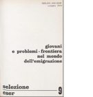 SELEZIONE CSER - ANNO II - settembre 1970 - n. 9 (NUOVA)