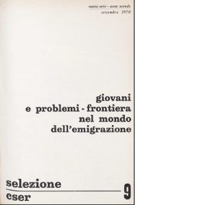 SELEZIONE CSER - ANNO II - settembre 1970 - n. 9 (NUOVA)