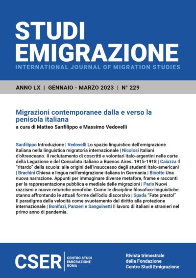 Studi Emigrazione n° 229/2023