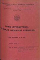 III International Catholic Migration Congress - n. 14  (22-28 sett. 1957) - Statements made by German Emigration on questions of integration